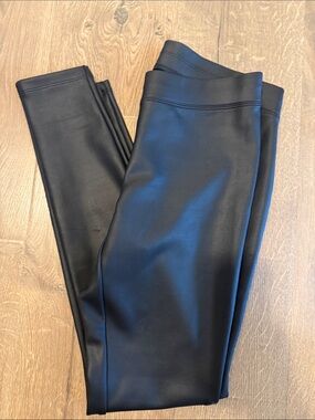 Express Black Faux Leather Leggings